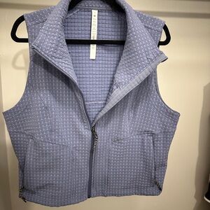 Lululemon Water-Repellent Fleece Hiking Vest in Peri Purple